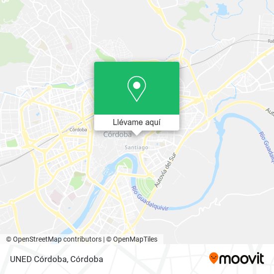 Mapa UNED Córdoba