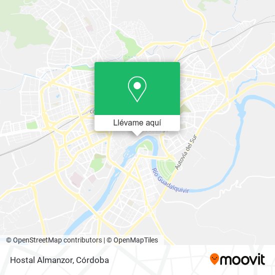 Mapa Hostal Almanzor