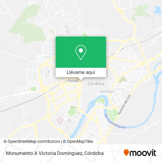 Mapa Monumento A Victoria Domínguez