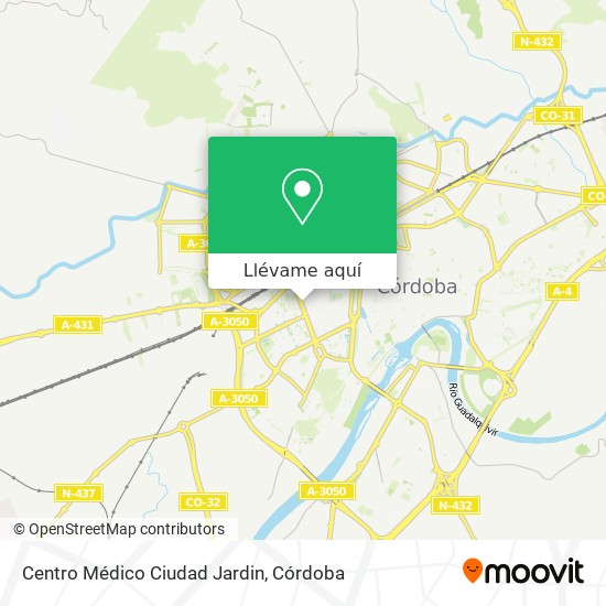 Mapa Centro Médico Ciudad Jardin