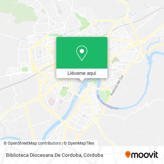 Mapa Biblioteca Diocesana De Cordoba