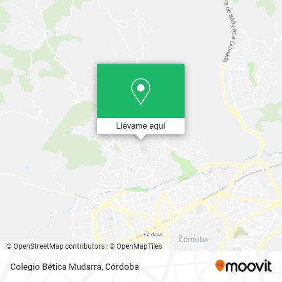 Mapa Colegio Bética Mudarra
