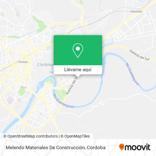Mapa Melendo Materiales De Construcción
