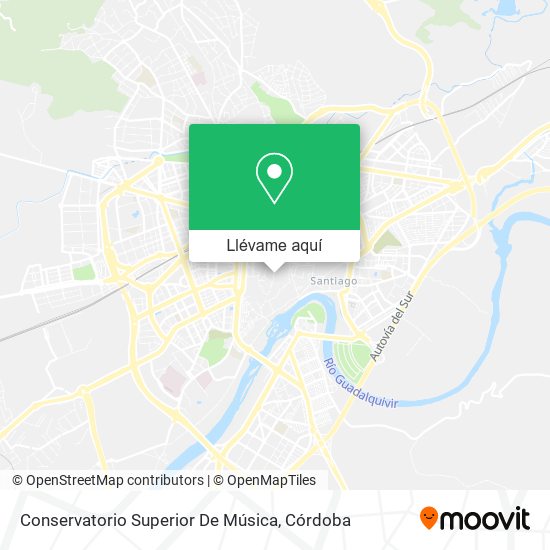Mapa Conservatorio Superior De Música