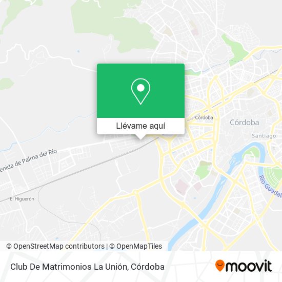 Mapa Club De Matrimonios La Unión