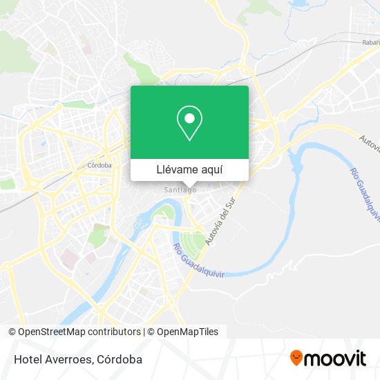 Mapa Hotel Averroes