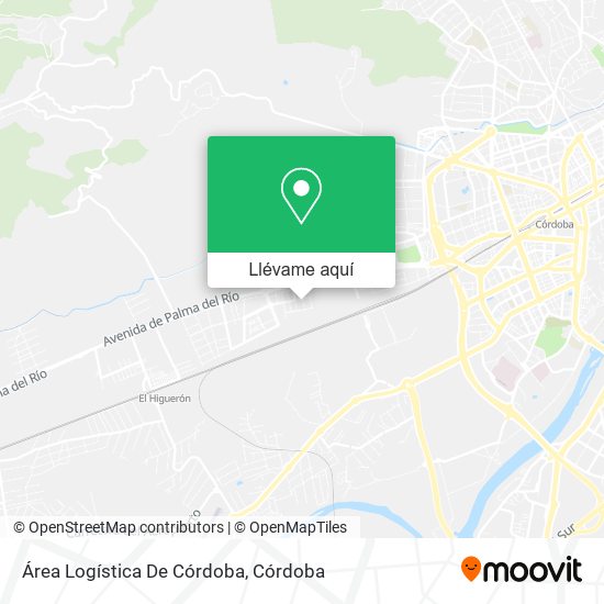 Mapa Área Logística De Córdoba