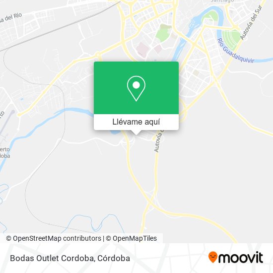 Mapa Bodas Outlet Cordoba