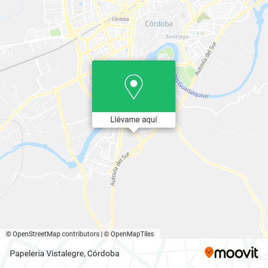 Mapa Papeleria Vistalegre