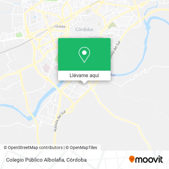 Mapa Colegio Público Albolafia