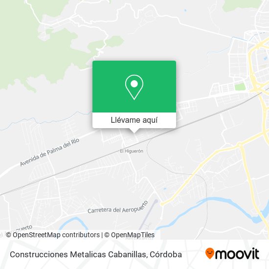 Mapa Construcciones Metalicas Cabanillas