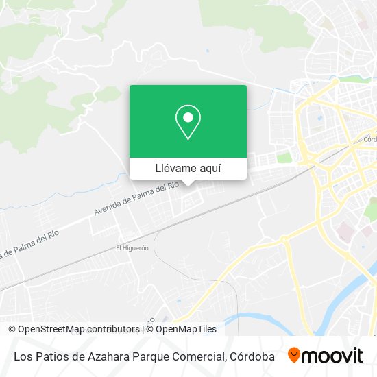 Mapa Los Patios de Azahara Parque Comercial