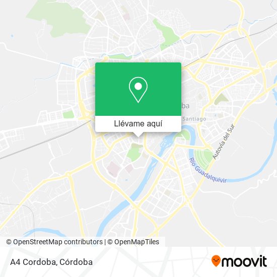 Mapa A4 Cordoba