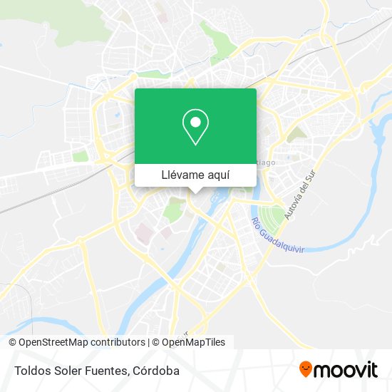 Mapa Toldos Soler Fuentes