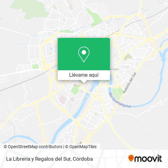 Mapa La Libreria y Regalos del Sur