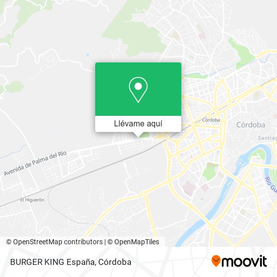 Mapa BURGER KING España