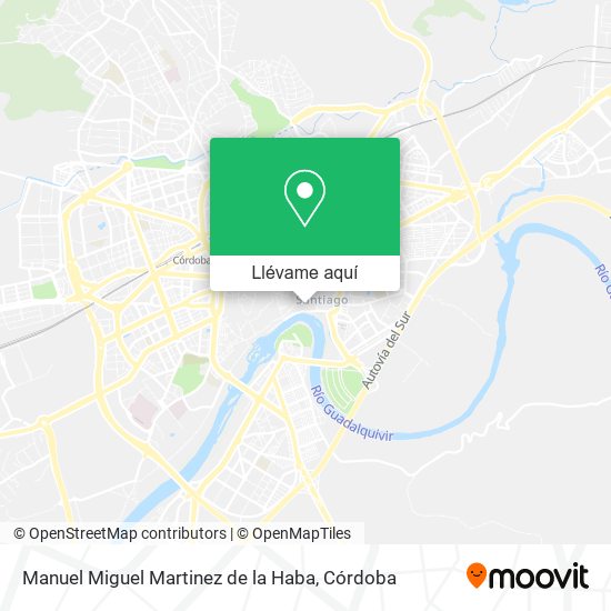 Mapa Manuel Miguel Martinez de la Haba