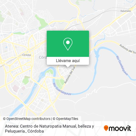 Mapa Atenea: Centro de Naturopatia Manual, belleza y Peluquería.