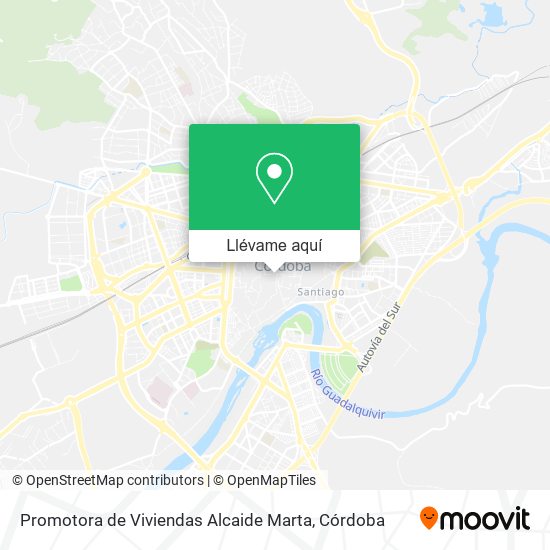 Mapa Promotora de Viviendas Alcaide Marta