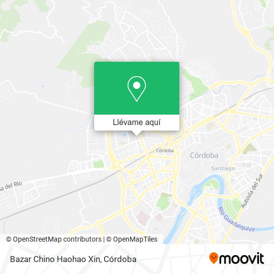Mapa Bazar Chino Haohao Xin