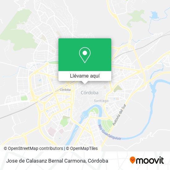 Mapa Jose de Calasanz Bernal Carmona