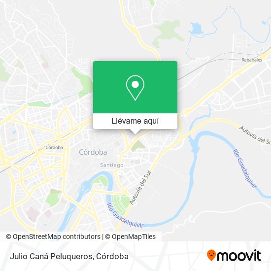 Mapa Julio Caná Peluqueros