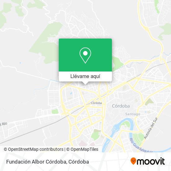 Mapa Fundación Albor Córdoba