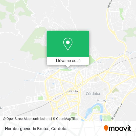 Mapa Hamburguesería Brutus