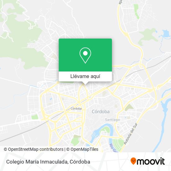 Mapa Colegio María Inmaculada