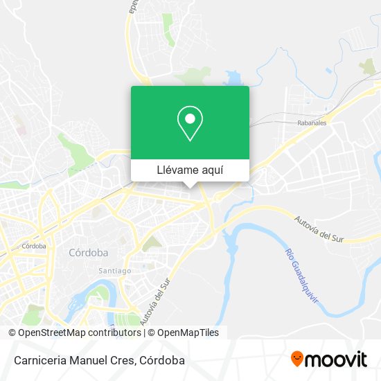 Mapa Carniceria Manuel Cres