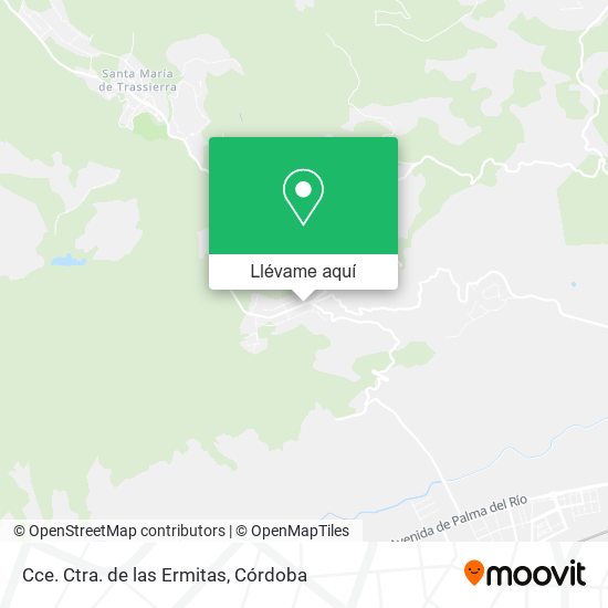 Mapa Cce. Ctra. de las Ermitas