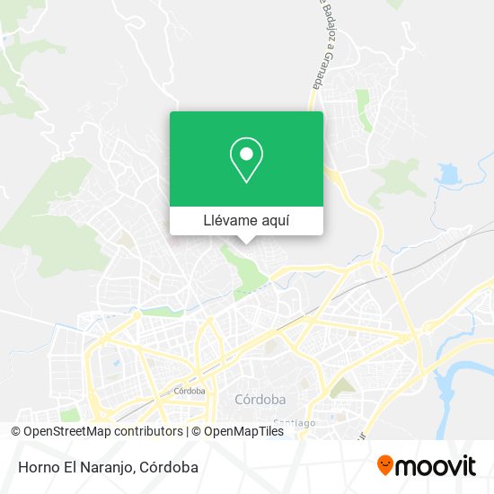 Mapa Horno El Naranjo
