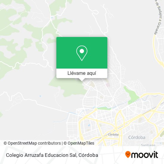 Mapa Colegio Arruzafa Educacion Sal