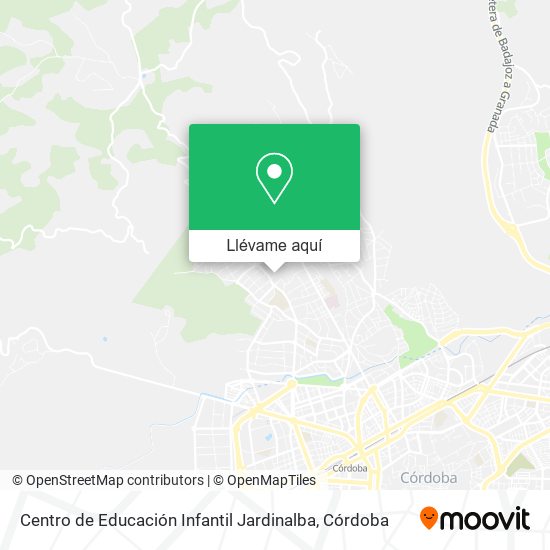 Mapa Centro de Educación Infantil Jardinalba