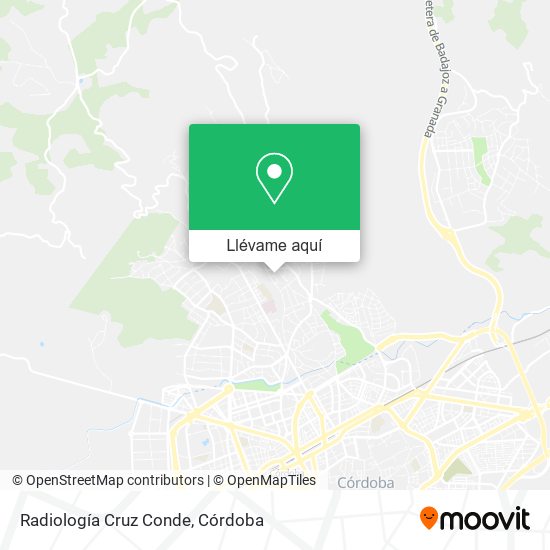 Mapa Radiología Cruz Conde