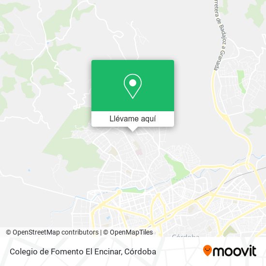 Mapa Colegio de Fomento El Encinar