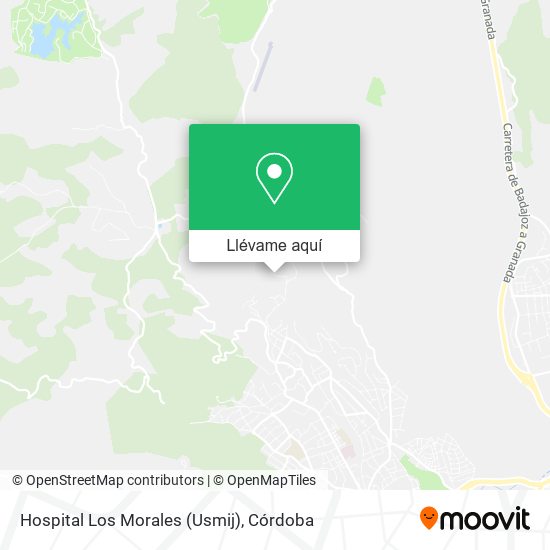 Mapa Hospital Los Morales (Usmij)