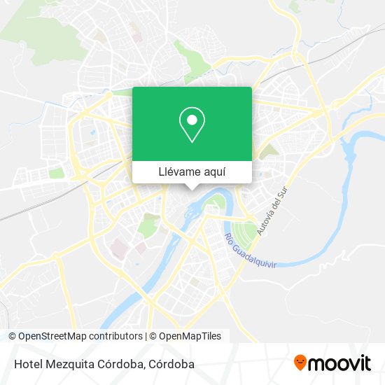 Mapa Hotel Mezquita Córdoba