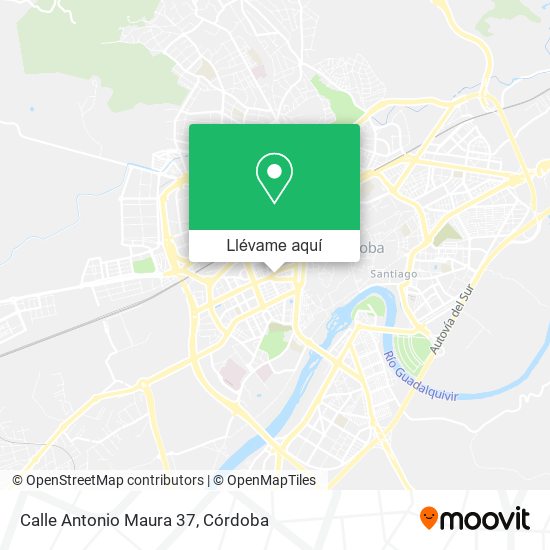 Mapa Calle Antonio Maura 37