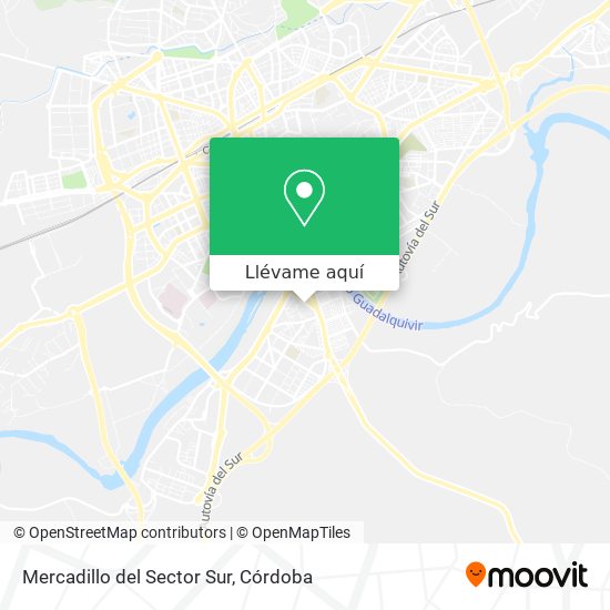 Mapa Mercadillo del Sector Sur