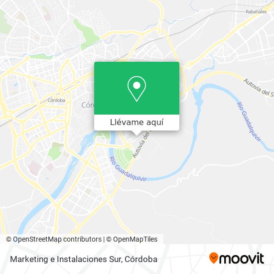 Mapa Marketing e Instalaciones Sur