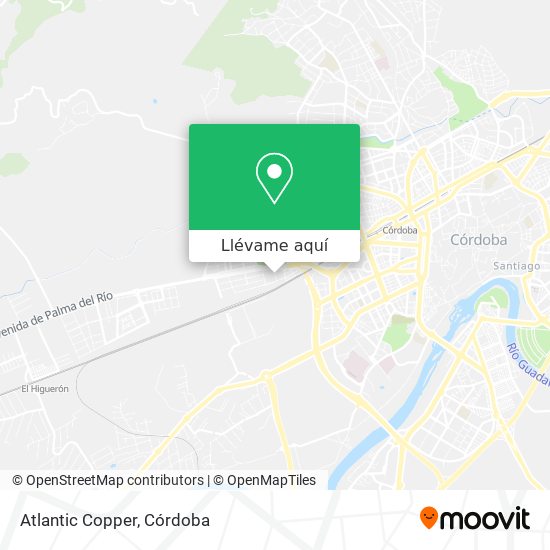 Mapa Atlantic Copper