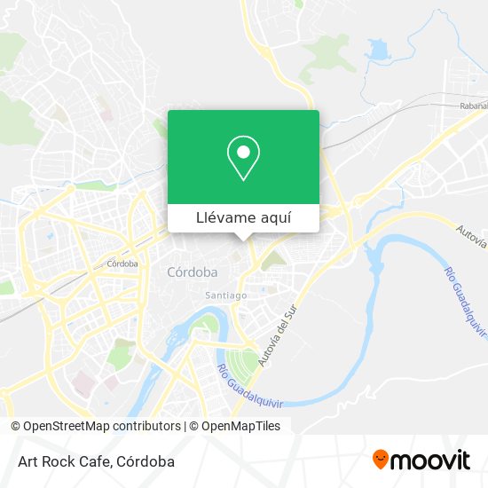 Mapa Art Rock Cafe