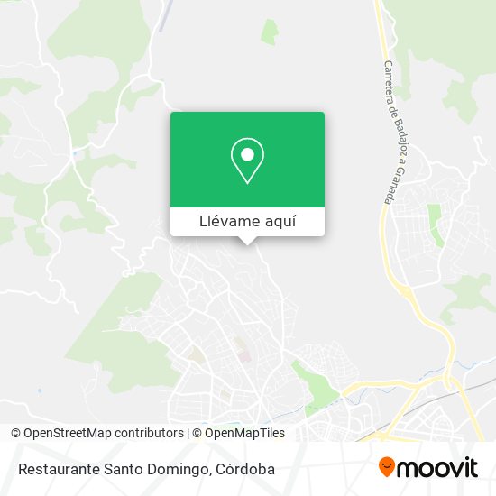 Mapa Restaurante Santo Domingo