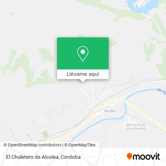 Mapa El Chuletero de Alcolea