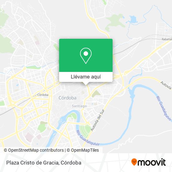 Mapa Plaza Cristo de Gracia