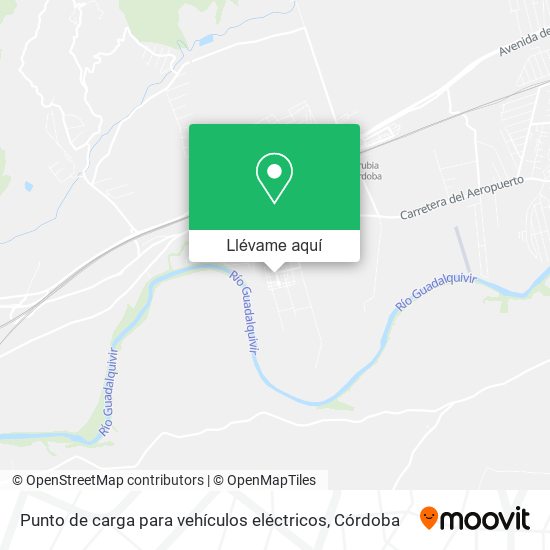 Mapa Punto de carga para vehículos eléctricos