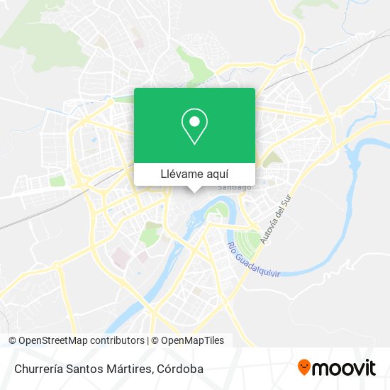 Mapa Churrería Santos Mártires