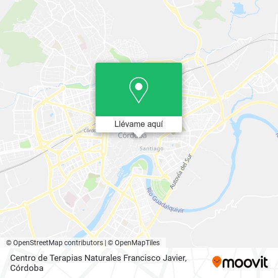 Mapa Centro de Terapias Naturales Francisco Javier