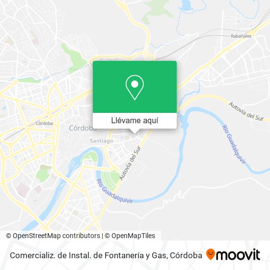 Mapa Comercializ. de Instal. de Fontanería y Gas